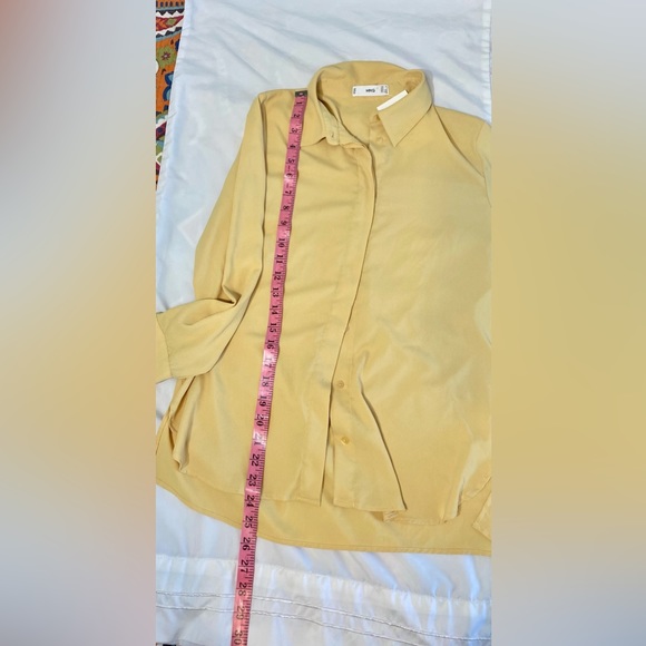 Mango MNG Yellow Blouse - Picture 6 of 6
